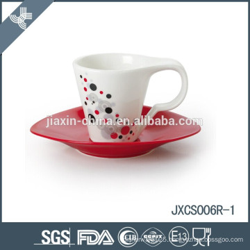 100CC 12pcs porcelain coffee cup and saucer